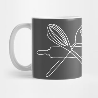 One line kitchen Mug